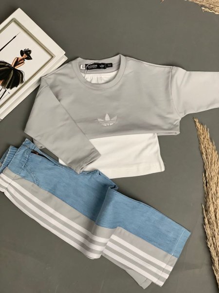 autumn adidas sut - gray